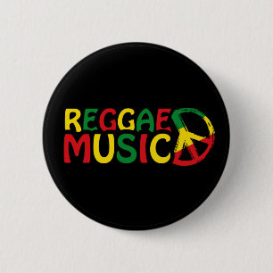 Reggae Music Design, Reggae Art Button