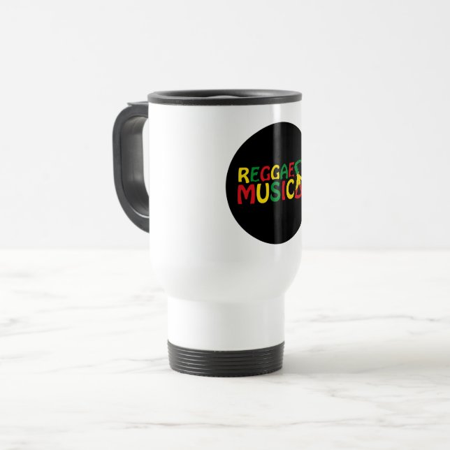 Reggae Music Design, Reggae Art Reisebecher (Vorderseite Links)