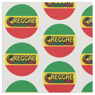 Reggae Music mit positivem Gesang und Reggae-Flagg Stoff