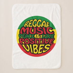 Reggae Music mit positiven Redewendungen Sherpadecke