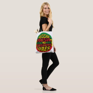 Reggae Music mit positiven Redewendungen Tasche