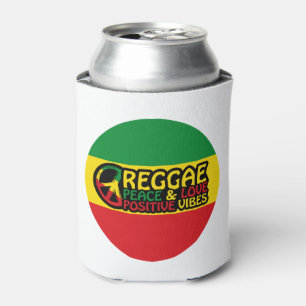Reggae Music mit positiven Zitaten Dosenkühler