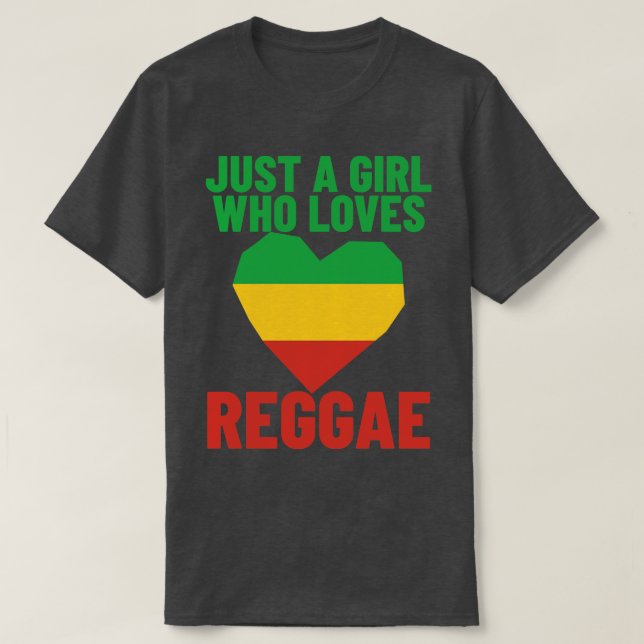 Reggae Music Rastafari Rasta T-Shirt (Design vorne)