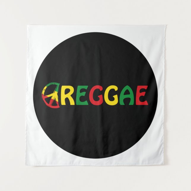 Reggae Music Wandteppich (Vorderseite)
