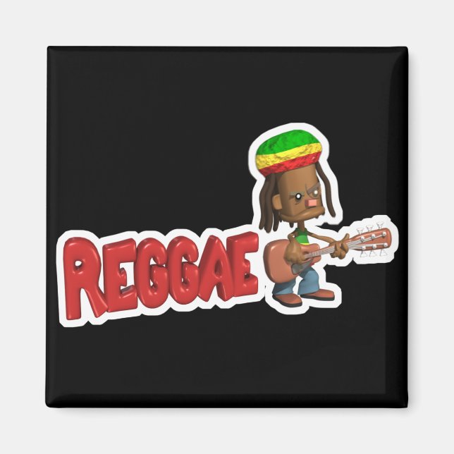 Reggae-Musik Magnet (Vorne)