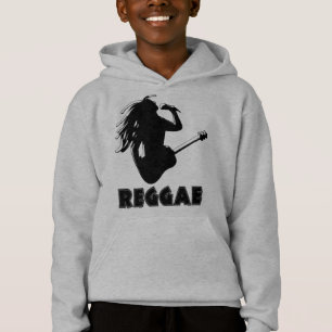 Reggae-Musik Rasta Rastaman Gitarre scherzt Hoodie