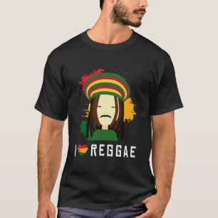Reggae-Musik Rastafari Dreadlocks Reggaeton Jamaik T-Shirt