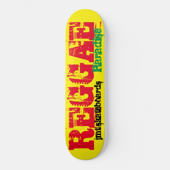 REGGAE PARADISE / JMT SKATEBOARDS (Vorderseite)