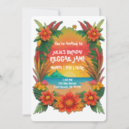 Reggae-Party Einladung