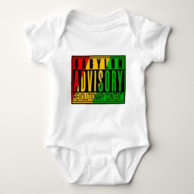 Reggae RASTA Baby Strampler (Vorderseite)