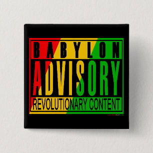 Reggae RASTA Button