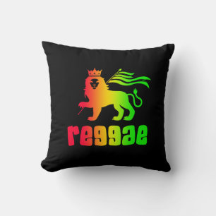 Reggae Rasta Löwe Kissen
