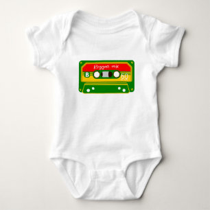 Reggae Rastafarian Colors Mix Tape Baby Strampler