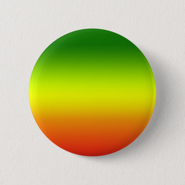 Reggae-Regenbogen-Flag-Design Button (Vorderseite)