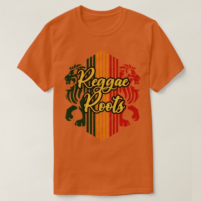 Reggae Roots Lion T-Shirt (Design vorne)