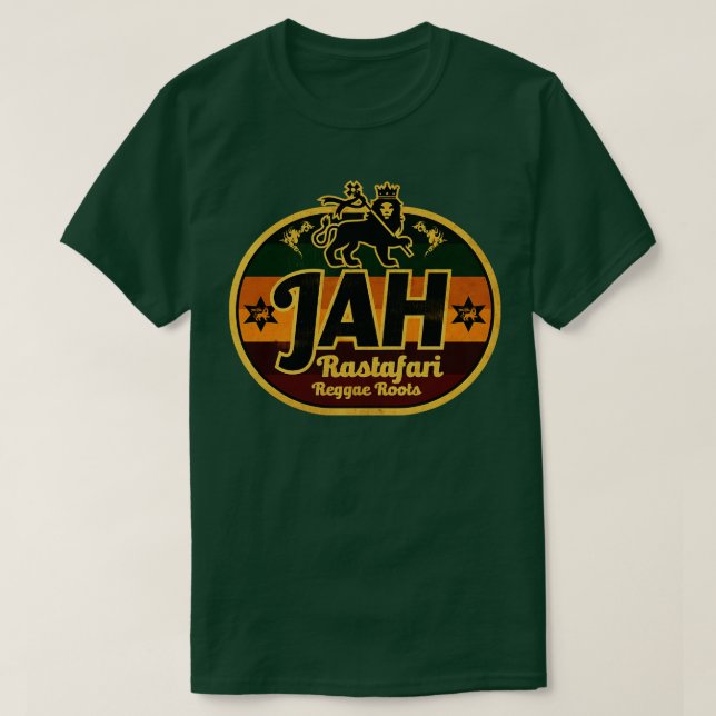 Reggae Roots Rasta Label T-Shirt (Design vorne)