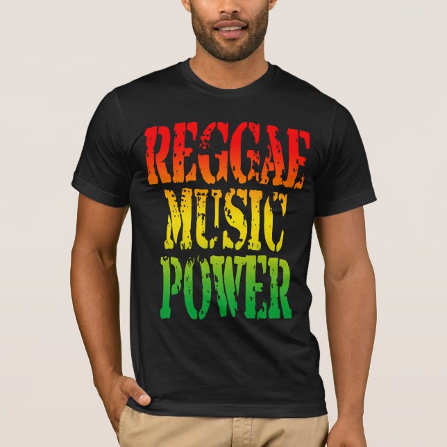 Reggae-Shirt T-Shirt (Vorderseite)
