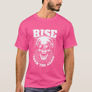Reggae Skull Rasta Rastafarian - Music Rastafari R T-Shirt