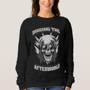 Reggae Skull Rastafari Rasta - Music Rastafarian R Sweatshirt