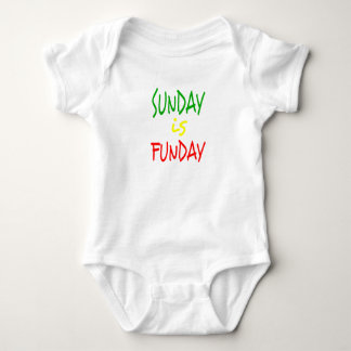 Reggae Sonntag Ist Funday Baby Strampler