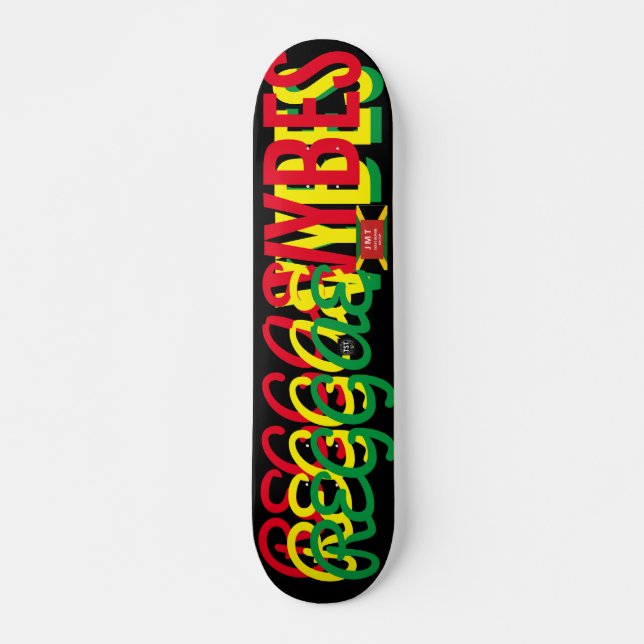 REGGAE VYBZ   JMT 7 3/4" Skateboard Deck (Vorne)