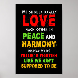 Reggae-Zitat Poster