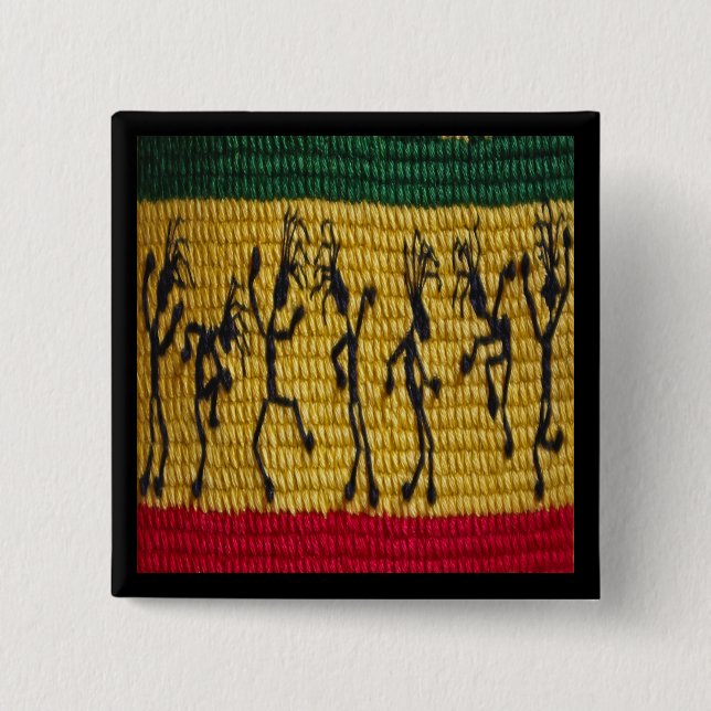 Reggaetanzknopf Button (Vorderseite)