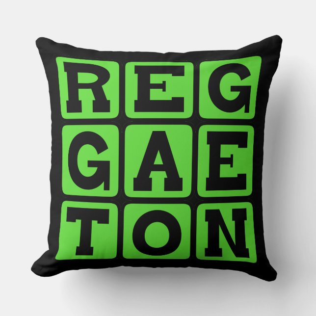Reggaeton, Musikgenre Kissen (Vorderseite)