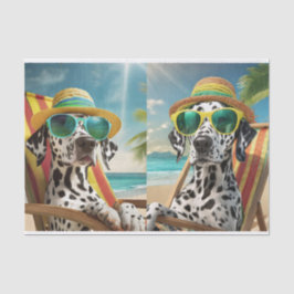Reggie Bahama & Matilda Mama, Dalmatiner auf Vaca Seidenpapier