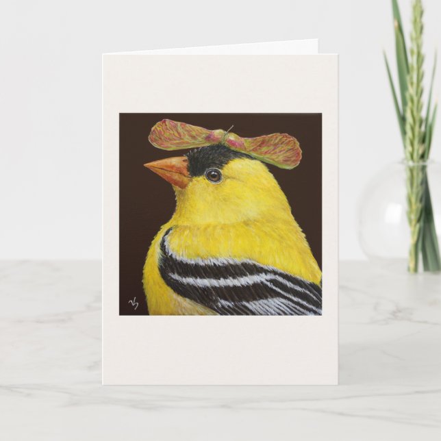 Reggie la carte goldfinch (Devant)