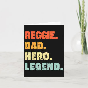Reggie Vater Hero Legend Personalisierter Individu Karte