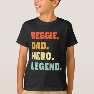 Reggie Vater Hero Legend Personalisierter Individu T-Shirt