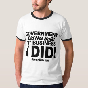 Regierung baute nicht mein Geschäft auf T-Shirt