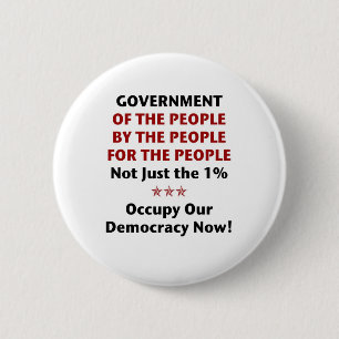 Regierung der Bevölkerung Button