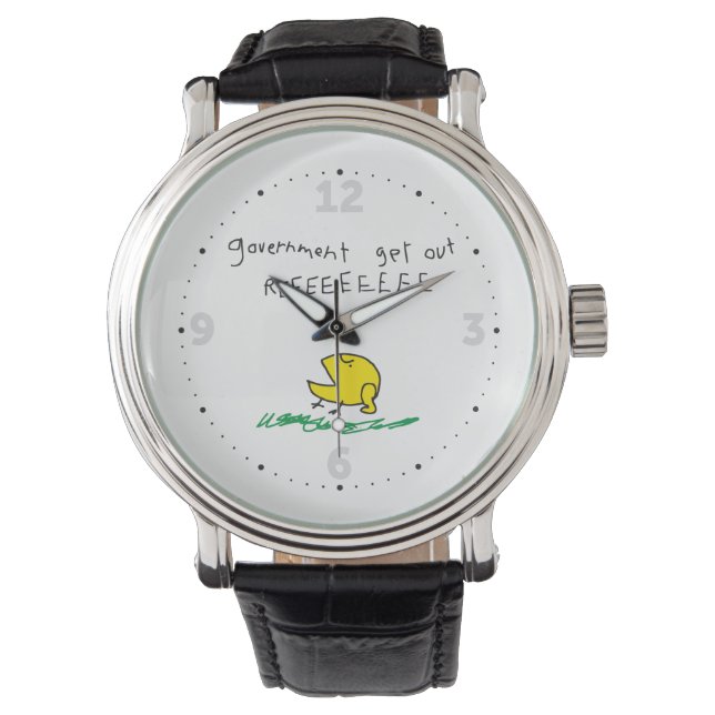 Regierung erhält REE SNEKRIGHT Gadsden Flag Armbanduhr (Vorderseite)