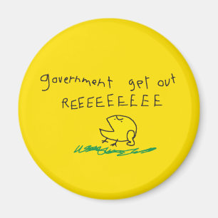 Regierung erhält REE SNEKRIGHT Gadsden Flag Magnet