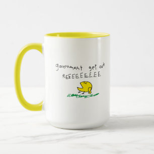 Regierung gehen REE SNEKRIGHT Gadsden Flagge Tasse