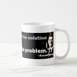 Regierung ist das Problem Kaffeetasse