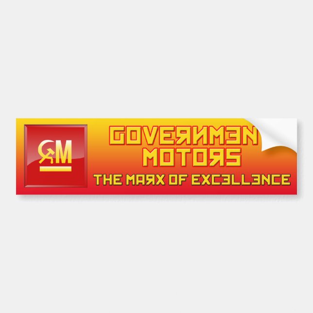 Regierung Motor-Marx des Leistungs-Autoaufklebers Autoaufkleber (Vorne)