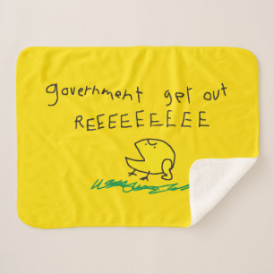 Regierung raus REE SNEKRIGHT Gadsden-Flagge Sherpadecke
