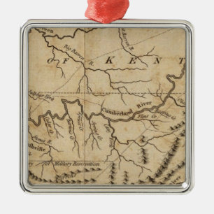 Regierung von Tennessee Silbernes Ornament