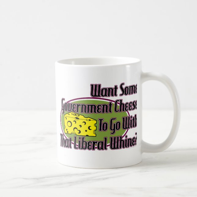 Regierungs-Käse und liberales Gejammer Kaffeetasse (Rechts)