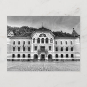 Regierungshaus Liechtenstein Feiertagspostkarte
