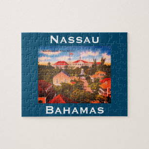 Regierungshaus, Nassau, Bahamas Vintage-Foto