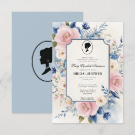 Regiezeit Florals Bridgerton Brautparty Einladung