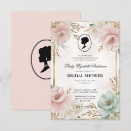 Regiezeit Florals Bridgerton Brautparty Einladung