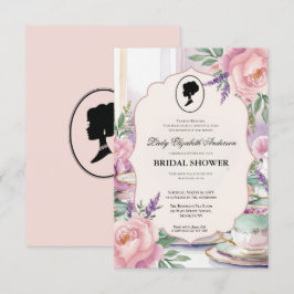 Regiezeit Florals Bridgerton Brautparty Einladung