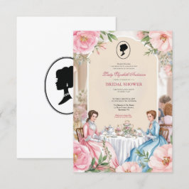 Regiezeit Florals Bridgerton Brautparty Einladung