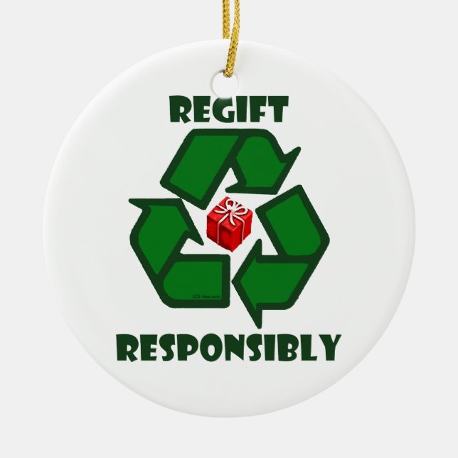Regift verantwortlich keramikornament (Vorne)