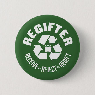 Regifter - empfangen Sie, weisen Sie, re-gift. Button